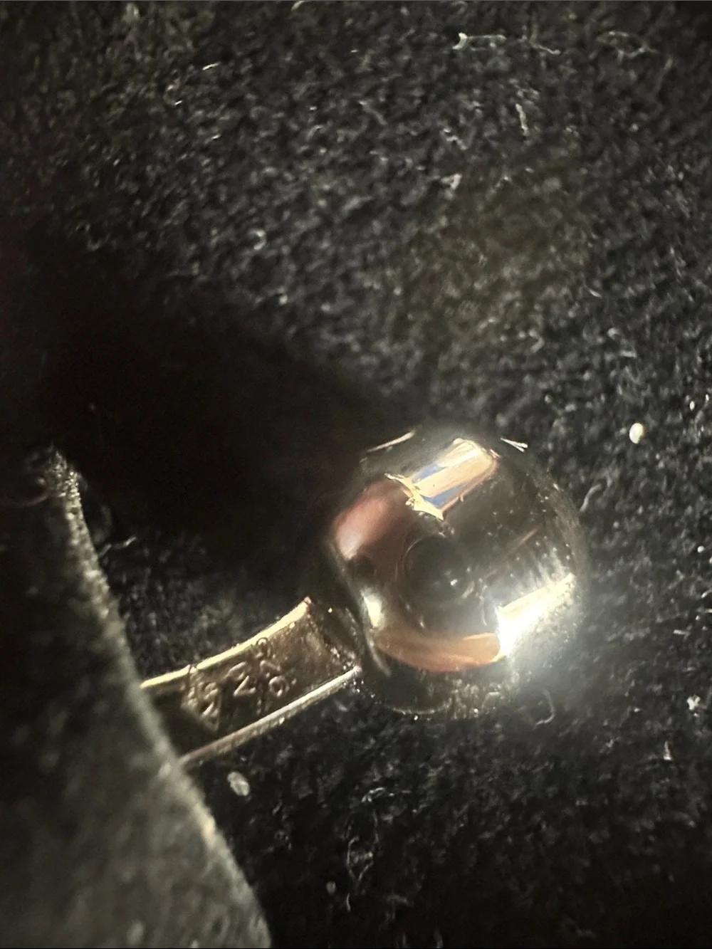 Cartier Silver Oval Logo Cufflinks